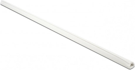 Delock kunststof kabelgoot zelfsluitend met zelfklevende plakstrip - 100 x 1,2 cm wit