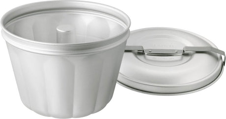 Dr. oetker stoompan voor pudding desserts - aluminium - ø21 x 165cm