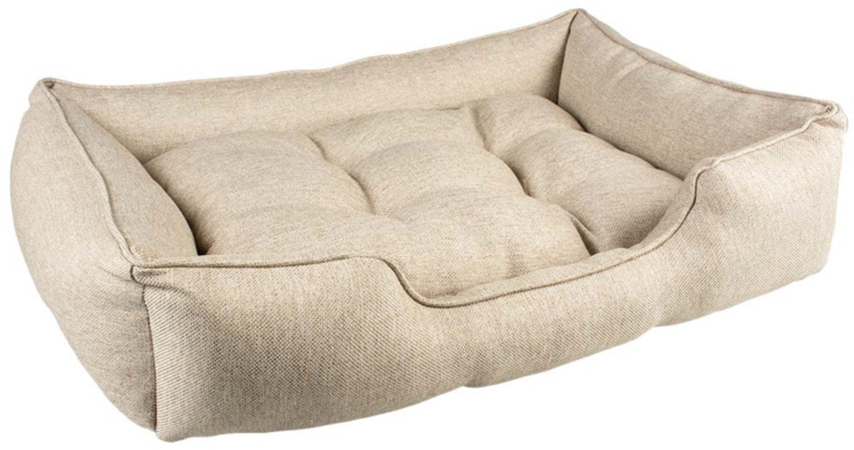 Duvo + duratex hondenbed beige xl-120x80x25cm