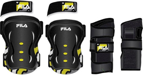 Fila beschermingsset fp skate zwart paars xs