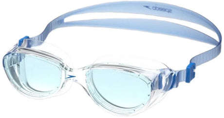 Speedo futura hydrospex zwembril - comfortabele duikbril volwassenen - anti condens uv-bescherming - recreatieve zwembril met verstelbare band - clear blauw
