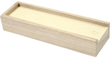 Creativ company houten pennendoos met schuifdeksel