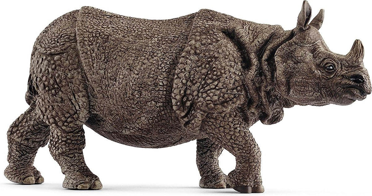 Schleich wild life - indische neushoorn - speelfiguur - kinderspeelgoed voor jongens en meisjes - 3 tot 8 jaar - 14816