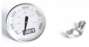 Weber thermometer met vleugelmoer voor houtskoolbarbecue