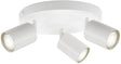 Integral plafondspot siena mat wit rond voor 3x gu10 lamp (niet meegeleverd) | 3x gu10