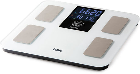 Domo do9305w digitale personenweegschaal “my balance” - slimme weegschaal met lichaamsanalyse - 16 lichaamsparameters - bluetooth - gratis app - max 180kg