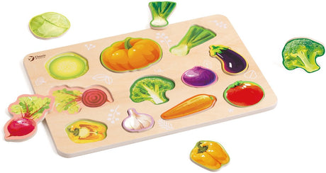 Classic world klassieke wereld houten montessori groene puzzel