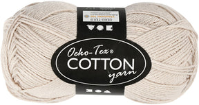Creativ company katoengaren, zandkleur, 50gr, 170m