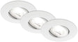 Briloner kulana a - ultra efficient inbouwspots - 3 stuk - 9cm - wit
