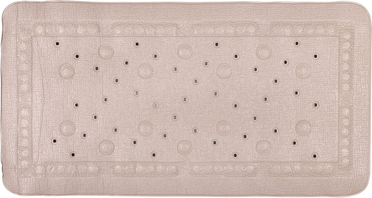 Differnz tutus anti-slip inlegmat bad 68x36cm taupe