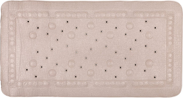 Differnz tutus anti-slip inlegmat bad 68x36cm taupe