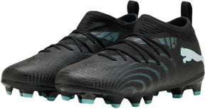 Puma future 9 match fg ag jr unisex sportschoenen - black-intense mint- white 38