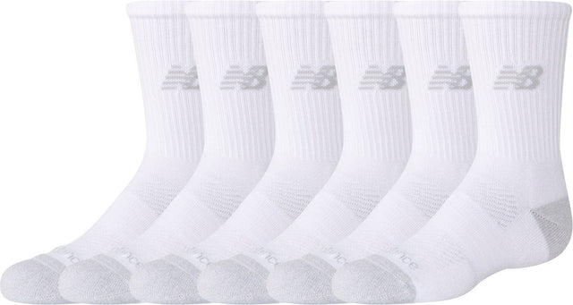New balance active crew socks 3 pack unisex sportsokken - white 38-42