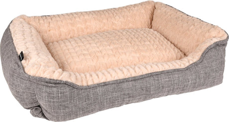 Flamingo zupo - mand honden - mand zupo rechthoekig grijs 70x50x 20cm - 1st - 122931 - 1st