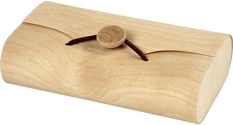 Creativ company creotime houten envelop met sluiting 13 x 8 x 3,5 cm