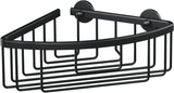 Tesa hoekmand aluxx black matzwart badkamer zelfklevend zonder boren – 192x92x200mm
