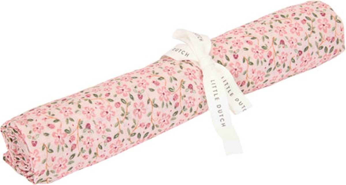 Little dutch swaddle - roze - maat 120 cm - fairy garden - fairy floral