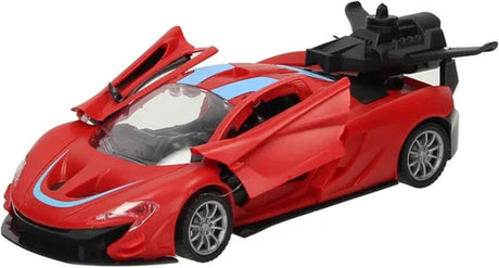 Lobbes speelgoed bv rc sportwagen met stoomfunctie rood