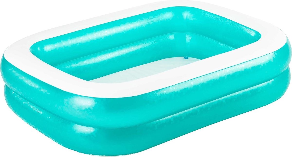 Bestway - vierkant opblaasbaar zwembad - 201x150x51 cm - 450l