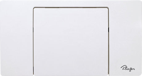 Plieger neckar bedieningspaneel – bedieningspaneel toilet wit – frontbediening – 1 start stop knop