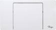 Plieger neckar bedieningspaneel – bedieningspaneel toilet wit – frontbediening – 1 start stop knop