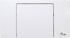 Plieger neckar bedieningspaneel – bedieningspaneel toilet wit – frontbediening – 1 start stop knop
