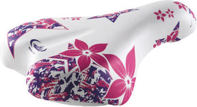 Selle monte grappa zadel magic kinderen 14-16 wit-roze