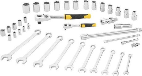 Stanley dopsleutelset 1 4 + 1 2 + ringsteeksleutels - 41 delig