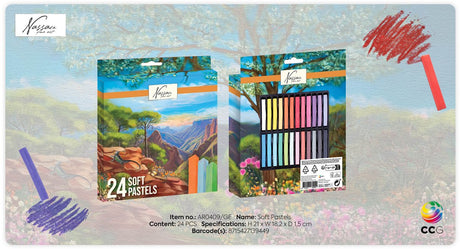 Creative craft group soft pastelverf, set van 24