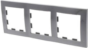 Smartwares q-link s2 afdekraam inbouw drievoudig antraciet