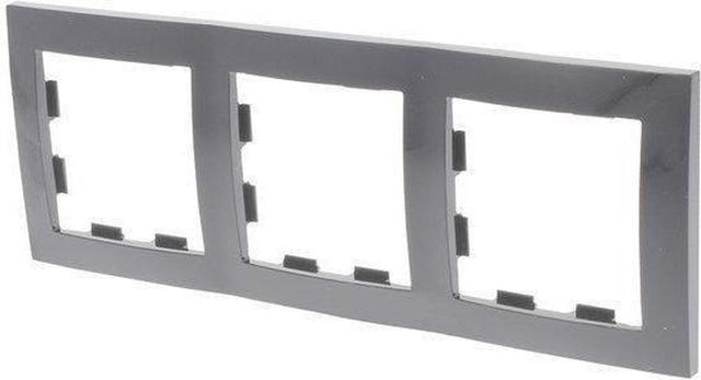 Smartwares q-link s2 afdekraam inbouw drievoudig antraciet
