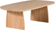 Woood tablo salontafel 110 cm - eiken - transparant - 35x110x59