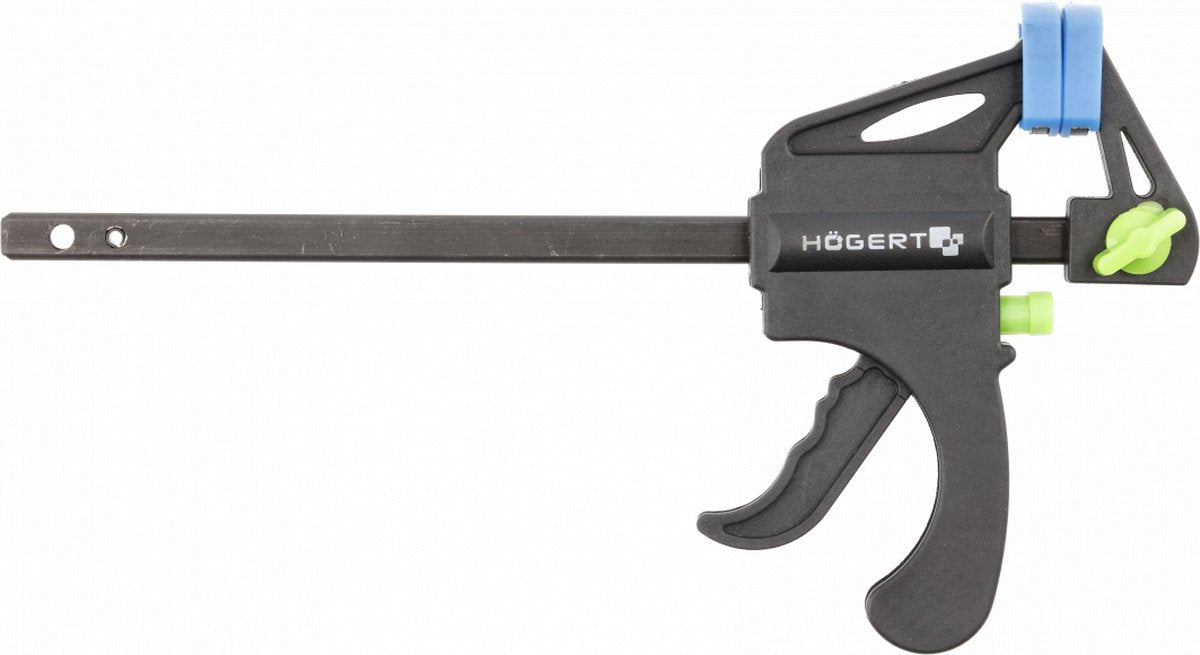 H�gert eenhandklem - lijmklem - snelspanklem -speedklem - snelklem - 600 x 63 mm