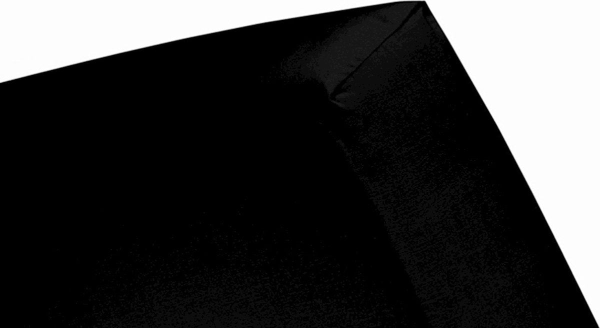Cinderella - hoeslaken - tot 25 cm matrashoogte - jersey - 140 x 200 cm - zwart