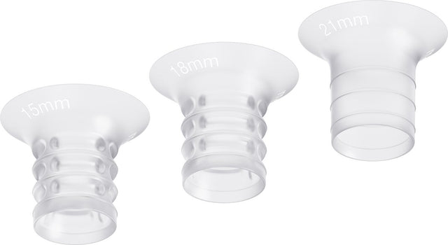 Medela inserts voor borstkolf – 6 stuks in 3 maten (15, 18 21 mm)