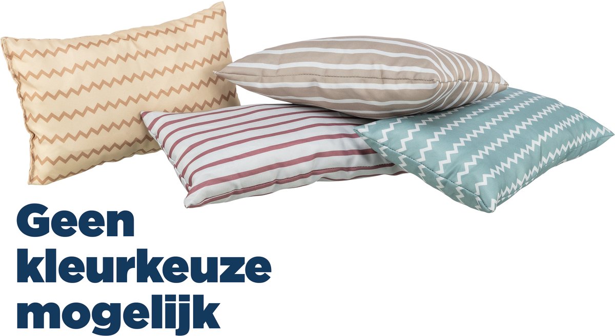 Trixie speelkussen catnip - katoen xxl 30x19 cm - 2 stuks assorti one size