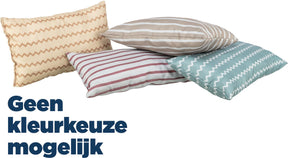 Trixie speelkussen catnip - katoen xxl 30x19 cm - 2 stuks assorti one size