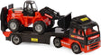 Mammoet toys cavallino mammoet vrachtwagen met aanhanger en graafmachine
