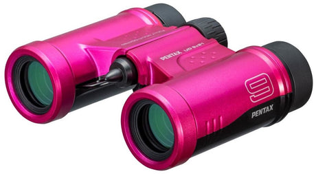 Pentax 61815 - ud 9x21 verrekijker - compact en lichtgewicht - 3m minimale focus - meerdere gecoate lenzen - roze