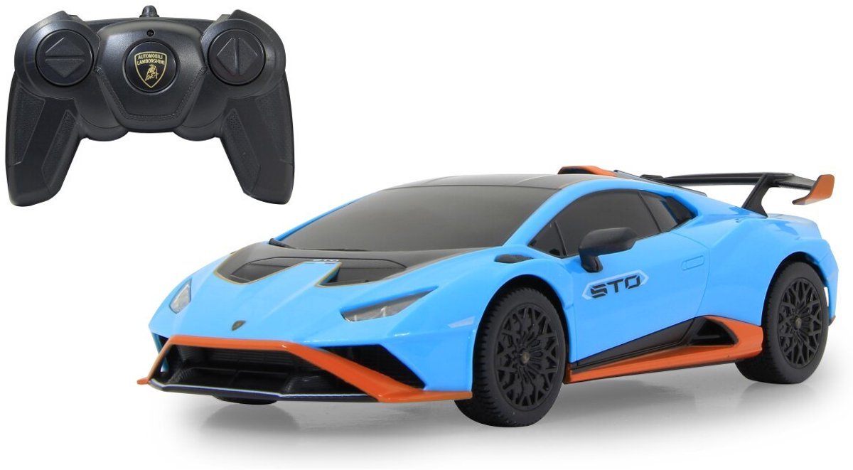 Jamara lamborghini huracán sto speelgoedauto 1:24 blauw 2,4ghz.