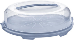 Rotho taartdoos fresh - horizon blauw- bpa vrij - handig mee te nemen door handgreep