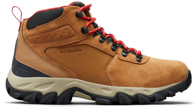 Columbia newton ridge plus ii suede wp heren wandelschoenen - elk, mountain red 47