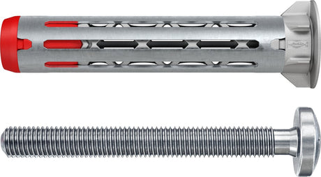 Fischer hollewandplug duohm 6×55 s ph tx - universele hollewandplug met torx bolkopschroef - 25 stuks