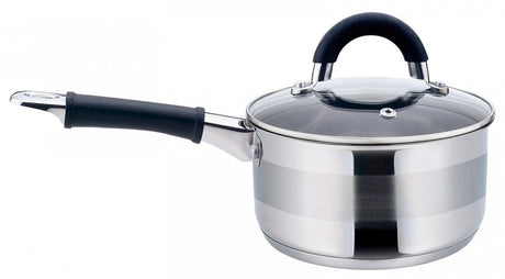 Kinghoff 1256 - steelpan met deksel - ø18 cm - rvs - 2,1 liter