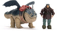 Dreamworks dragons how to train your dragon - hoe tem je een draak - gronkel en vissenpoot - viking duo actiefiguren - speelgoed