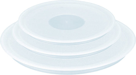 Tefal ingenio kunststof pandeksels - 3-delige set - ø 16 18 20 cm - stapelbaar - geschikt voor bewaren