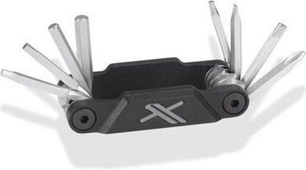 Xlc to-m12 multitool - q-serie - 12 delig - zwart zilver