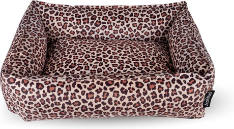 Lex max nairobi hondenmand panterprint 90x70 cm