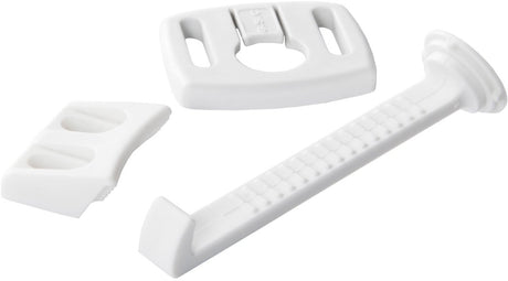 Jippie's jippie draaihaakjes voor kastjes en lades – babyveiligheid – 4 stuks – wit