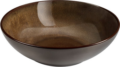 Medard de noblat - feeling bronze - salade en pastabord 18 cm - 6 delig - stoneware